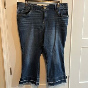 Wit & Wisdom Dark Blue Ankle Jeans
